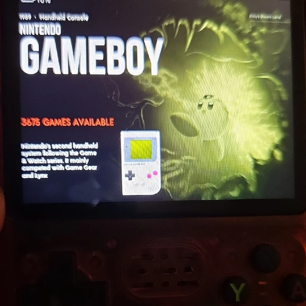 Retro Handheld Gaming Console - Transparent Orange